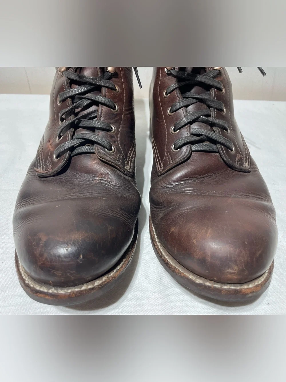 Wolverine 1000 Mile Original Boots Brown Leather Goodyear Welt Men’s 10? USA